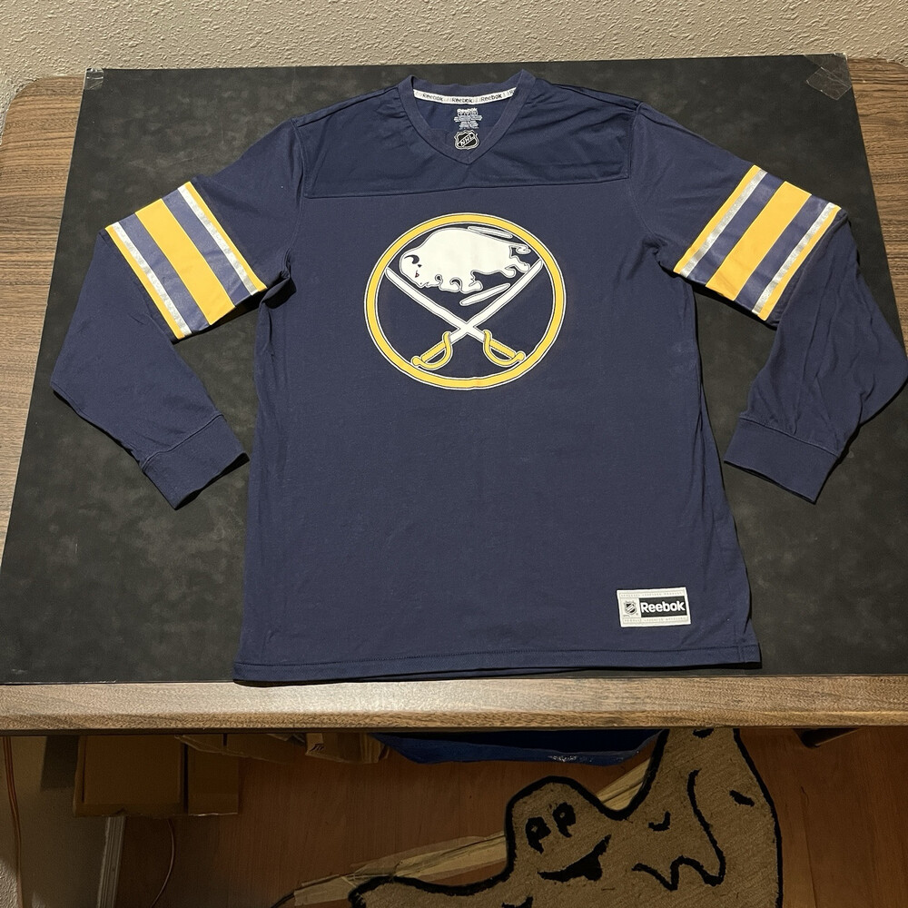 Buffalo Sabres Reebok Authentic Sweatshirt Jack Eichel Jersey Crewneck Shirt